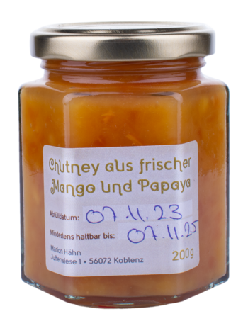 Produktfoto: Chutney Mango Papaya 200g