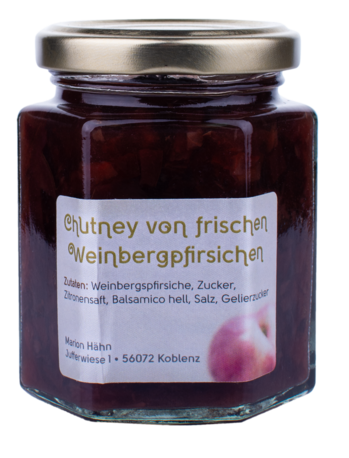 Produktfoto: Chutney roter Weinbergspfirsich 200g
