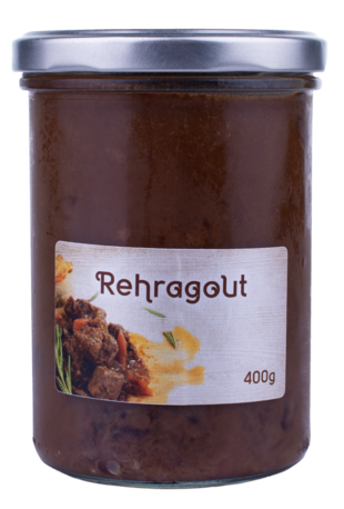 Produktfoto: Rehragout im Glas
