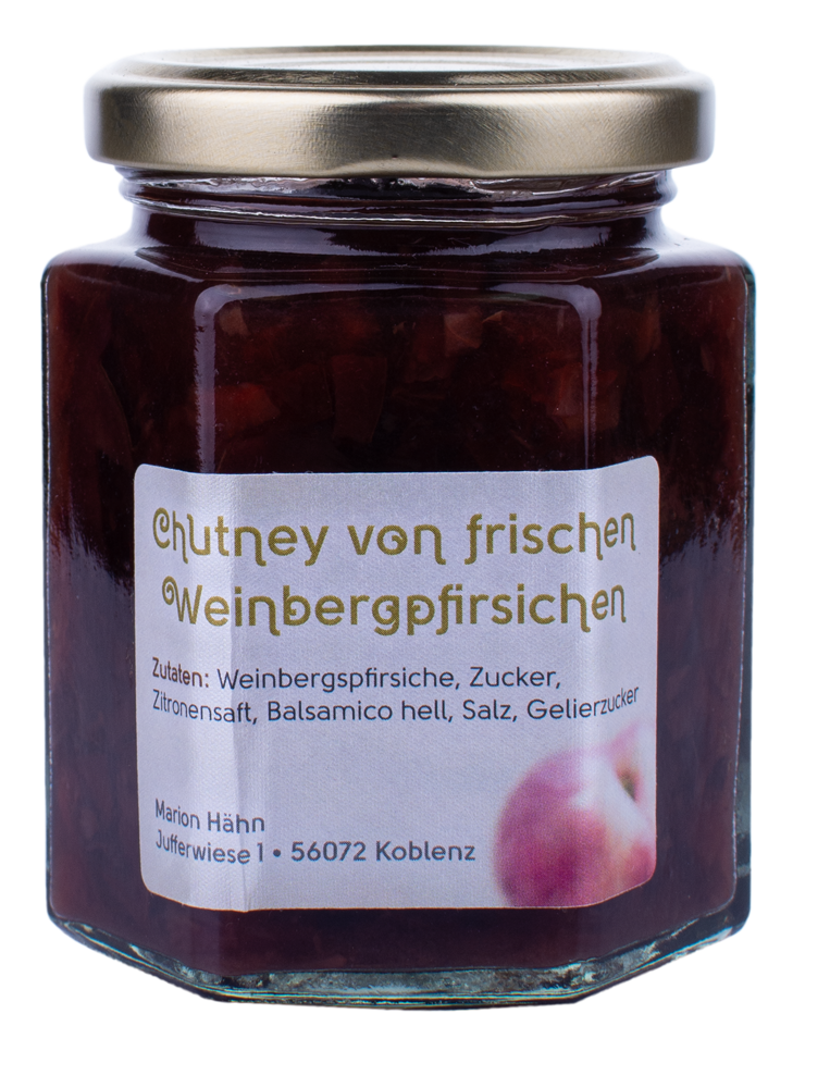Produktfoto: Chutney roter Weinbergspfirsich 200g