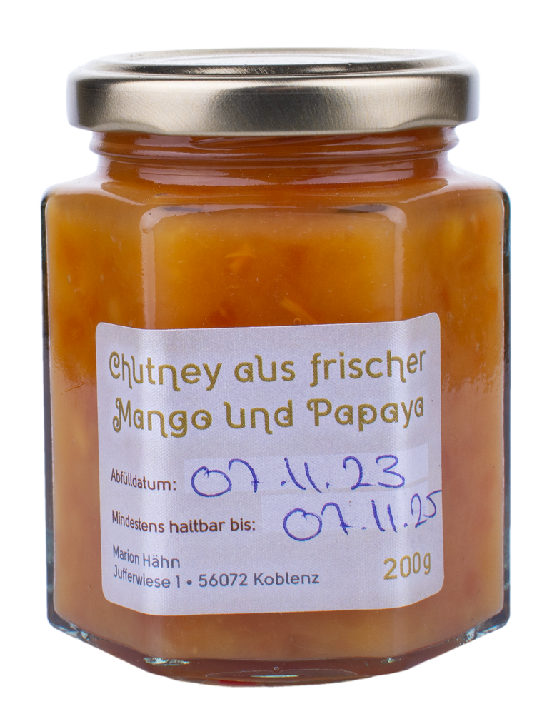 Produktfoto: Chutney Mango Papaya 200g