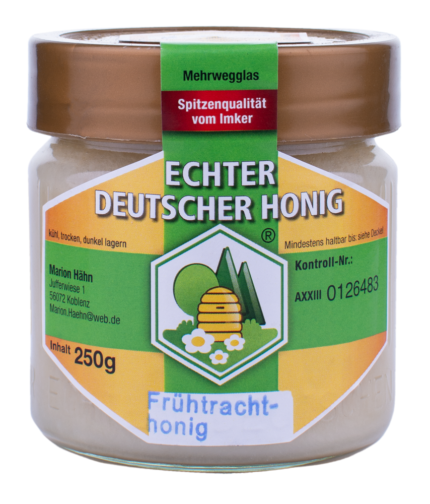 Produktfoto: Bienenhonig Frühtracht 250g