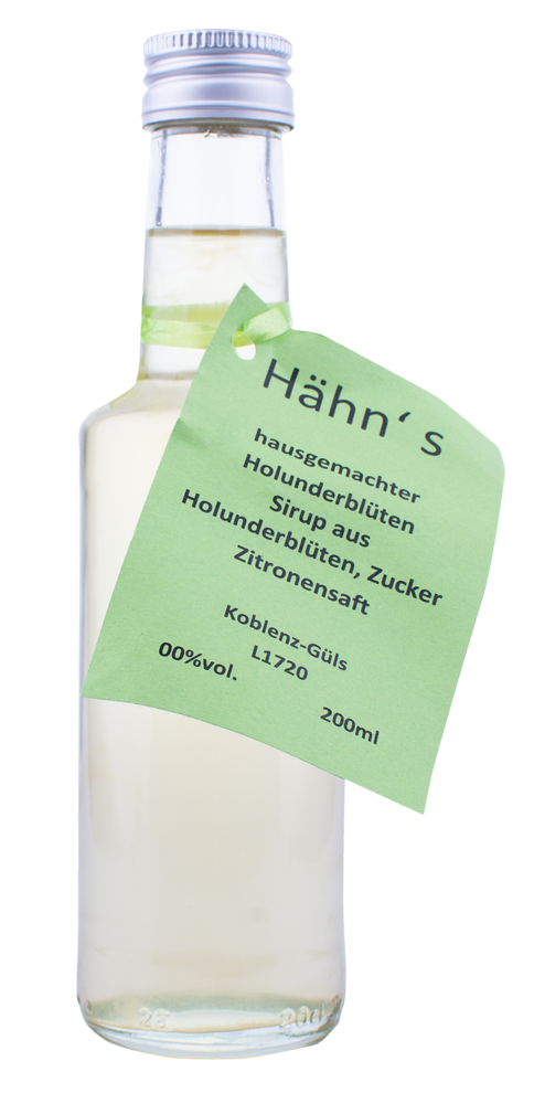 Produktfoto: Holunderblütensirup 100ml