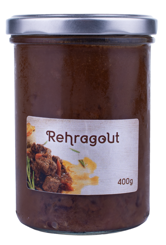 Produktfoto: Rehragout im Glas