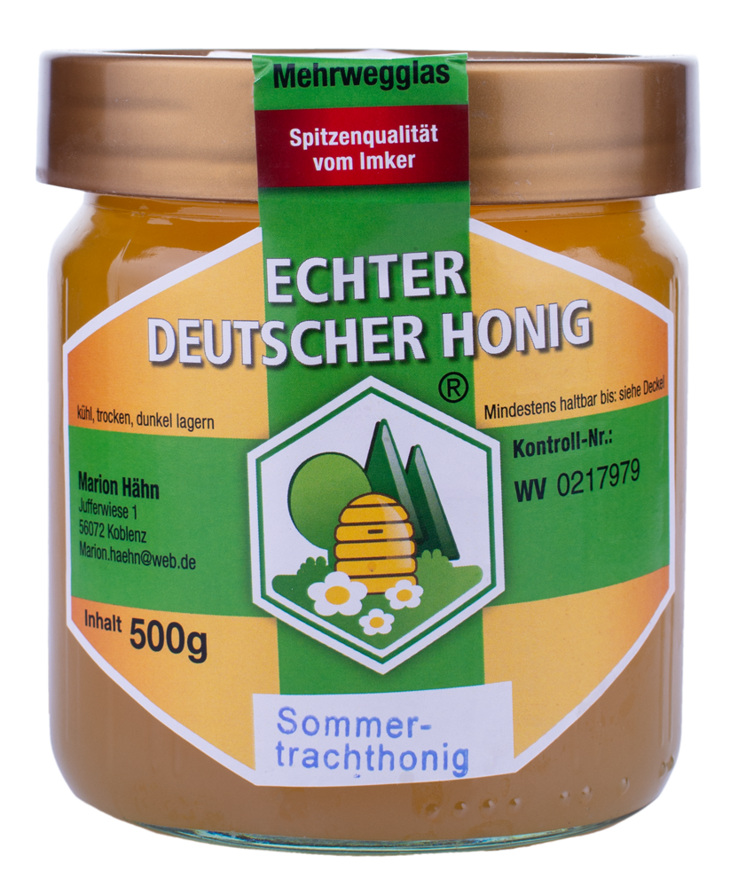 Produktfoto: Bienenhonig Sommertracht 500g